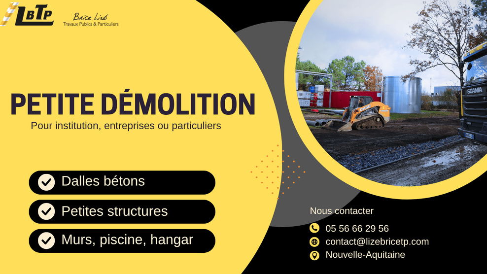 Petite démolition : un chantier précis et encadré