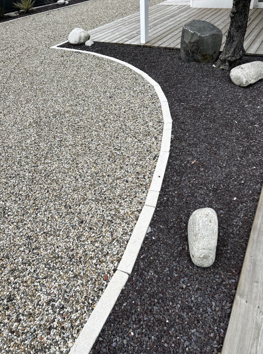 Création allée en gravier