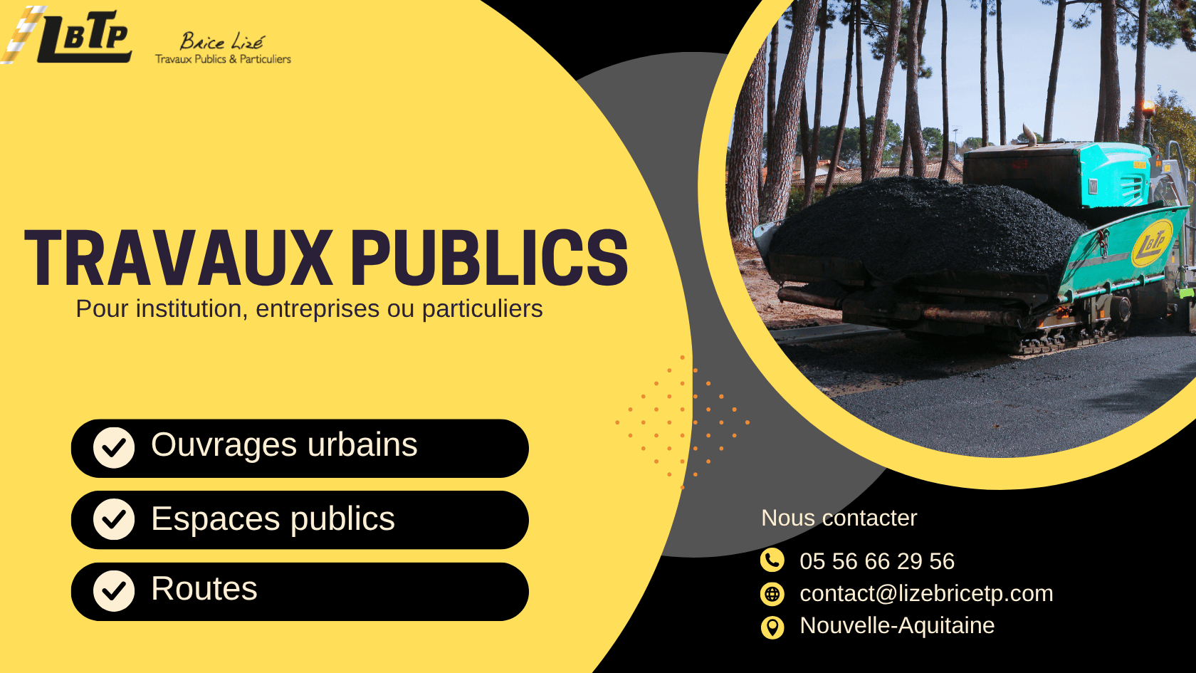 Travaux publics LBTP Brice Lizé