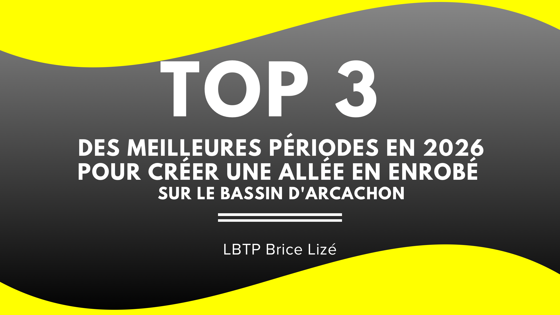 Meilleures périodes pour poser un enrobé sur son allée en 2026
